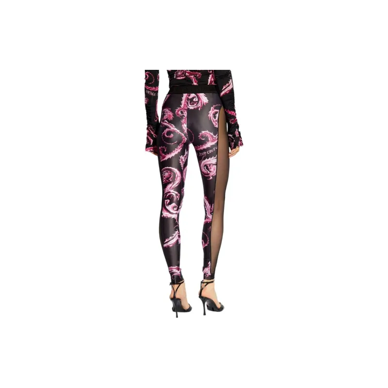 VERSACE JEANS COUTURE Barocco print Panelled Leggings-2