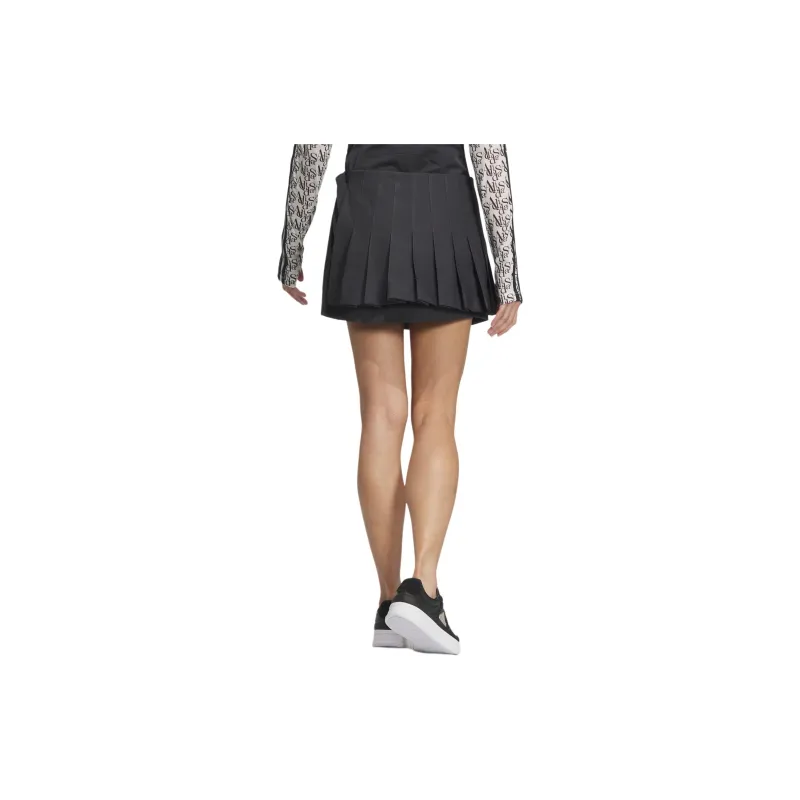 Adidas FUTURE STYLE 2 IN 1 PLEATED SKIRT Casual Short Skirts Women's Carbon Black-3