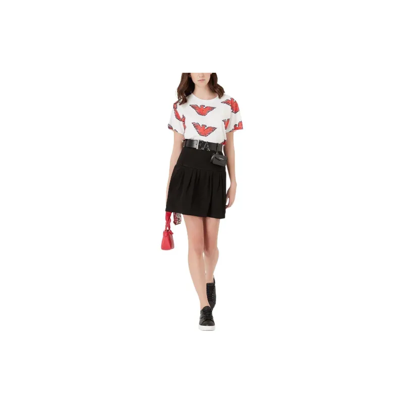 EMPORIO ARMANI Casual Short Skirts Women's Black-3