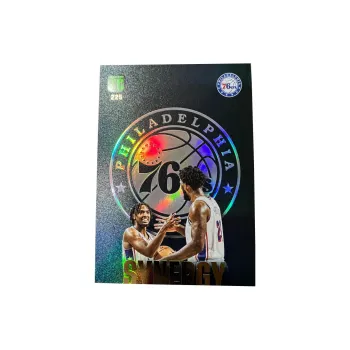 PANINI 76ers Team Little Twin Stars Embiid Maxey TC Collection Refractor Brothers Basketball Card Sports Cards 1 Pc