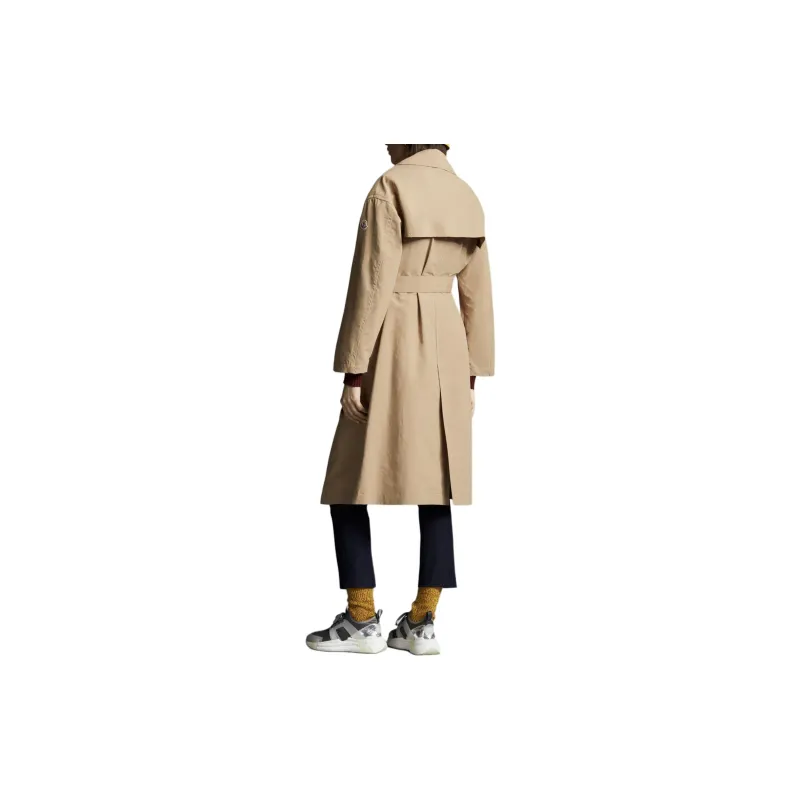 Moncler Coats Women's Khaki-2
