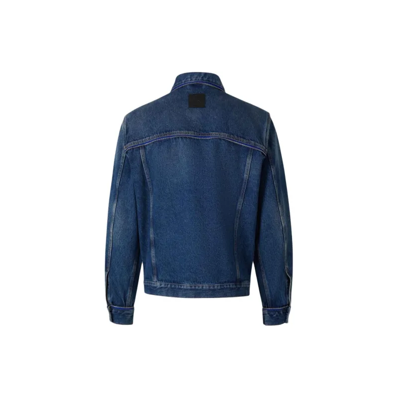 OFF WHITE Buttoned Long Sleeved Denim Jacket-1