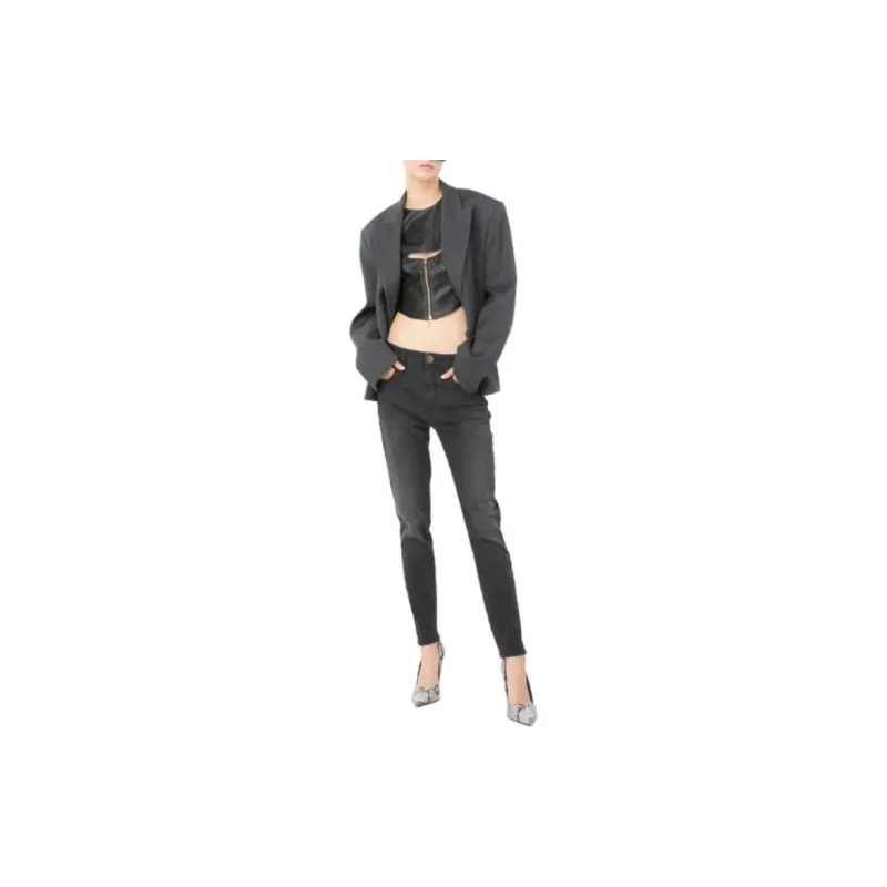 PINKO Sabrina Mid Rise Skinny Jeans-4