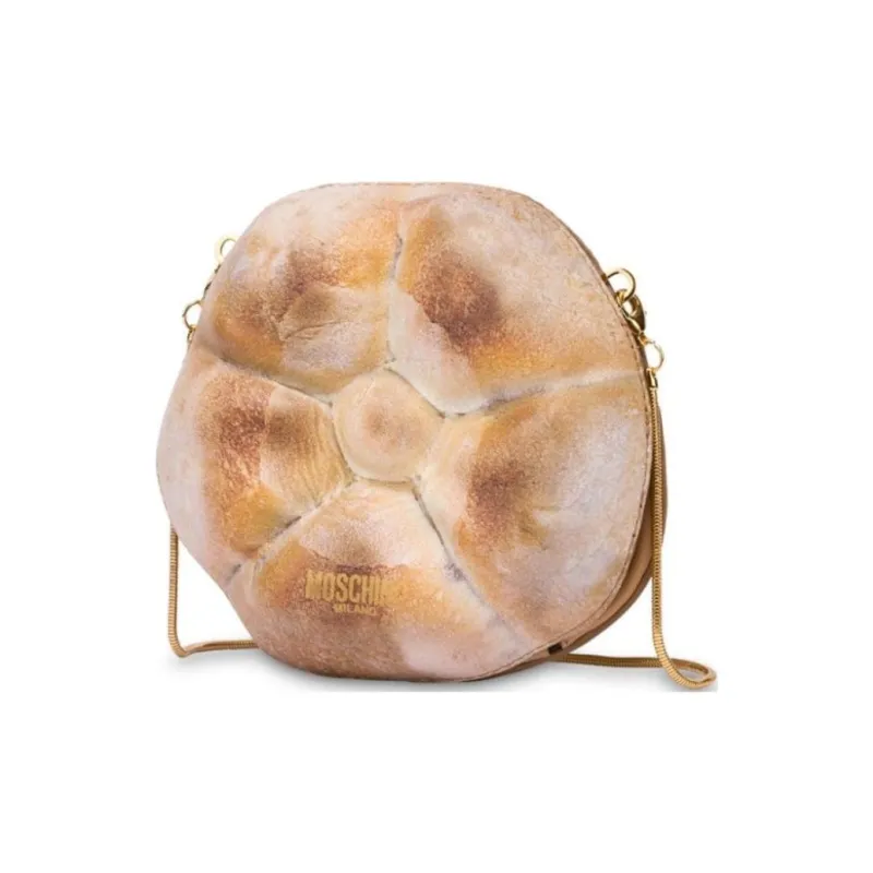 MOSCHINO Shell Bread like Shoulder Mini Bag-1