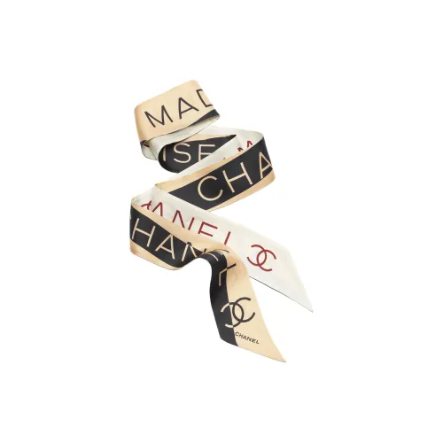 CHANEL Silk Scarves Women's Multicolor
