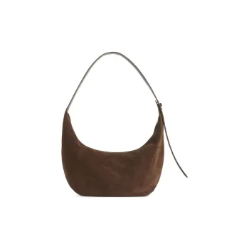 ARKET Cow Split Leather Crossbody Bag Shoulder Bag Medium Size Women's Brown/Beige