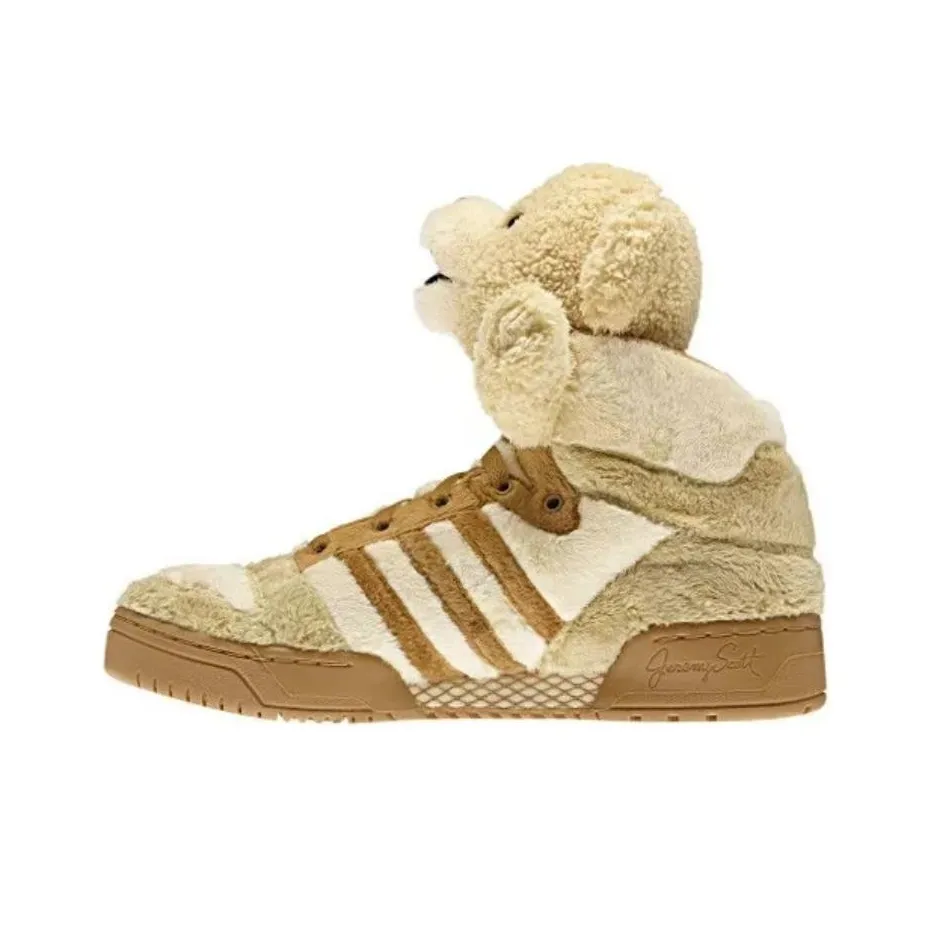 Js Bears Adidas Originals Js Bear Jeremy Scott Teddy Bear Brown - POIZON