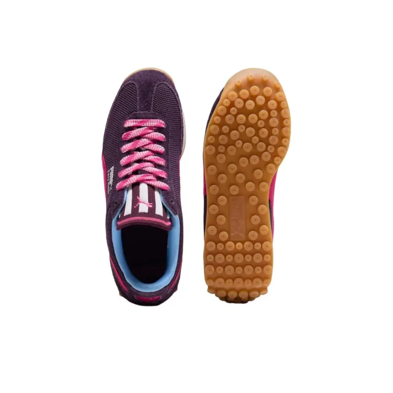 PUMA Easy Rider Anti Slip Wear Resistant Low Top Casual Shoes Women's Purple Pink-3