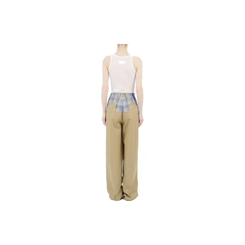 Maison Margiela Suit Trousers Women's Beige-1