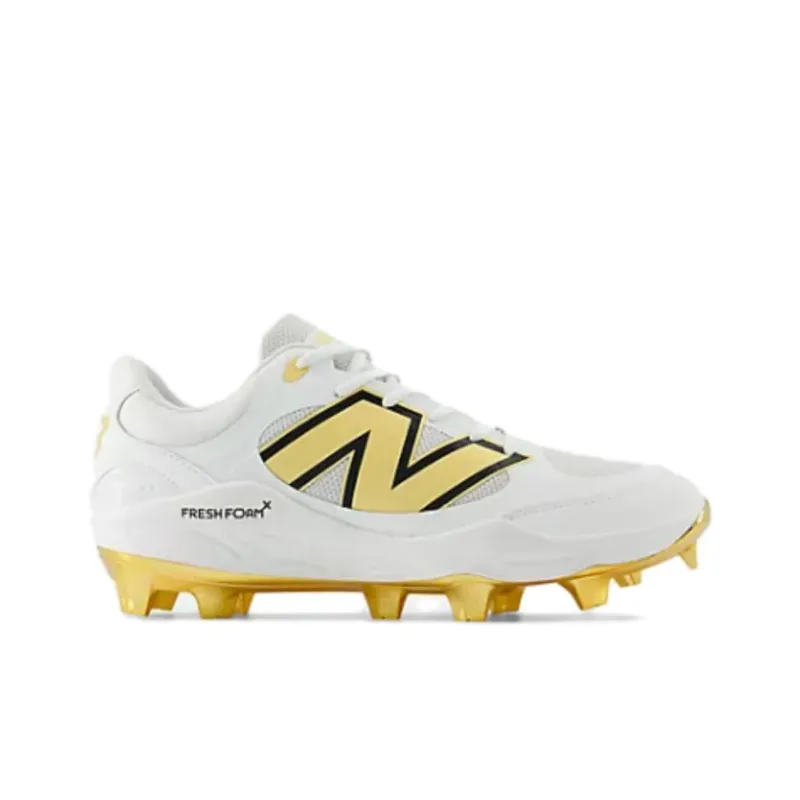 New Balance Fresh Foam 3000v7 Molded White Metallic Gold-1