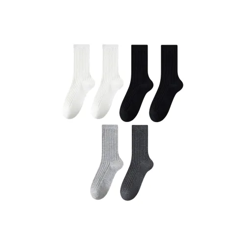 MADALLO Mid Calf Socks Women's 6 Pack