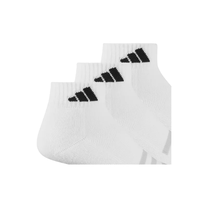 Adidas Ankle Socks Unisex White 9 Double Loads-4