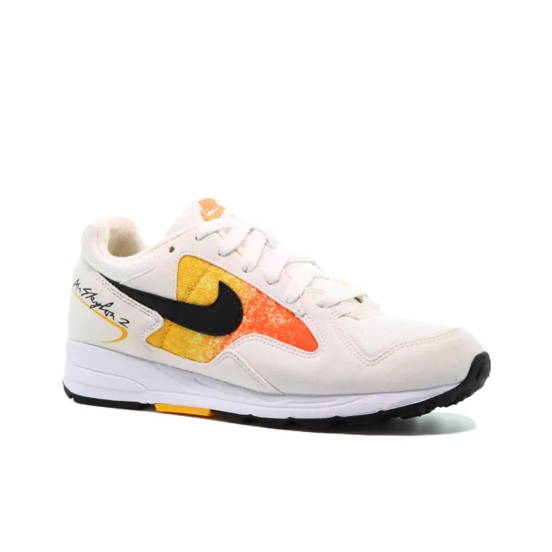 Nike Air Skylon 2 Cushioning Wear-Resistant Low-Top Running Shoes Women's White-2