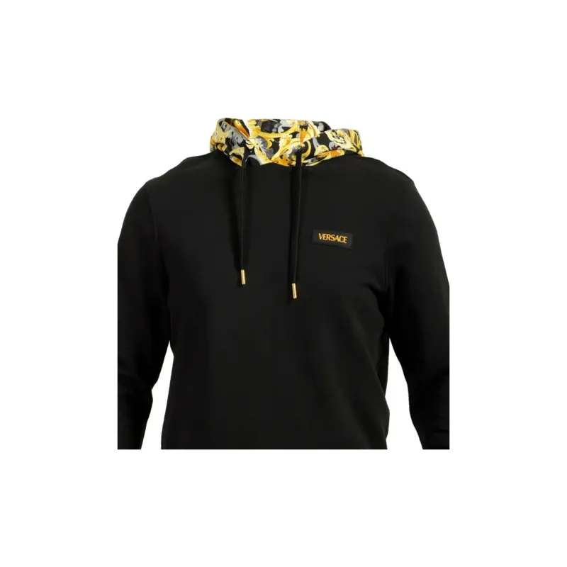 VERSACE Printed Hood Sweatshirt-5