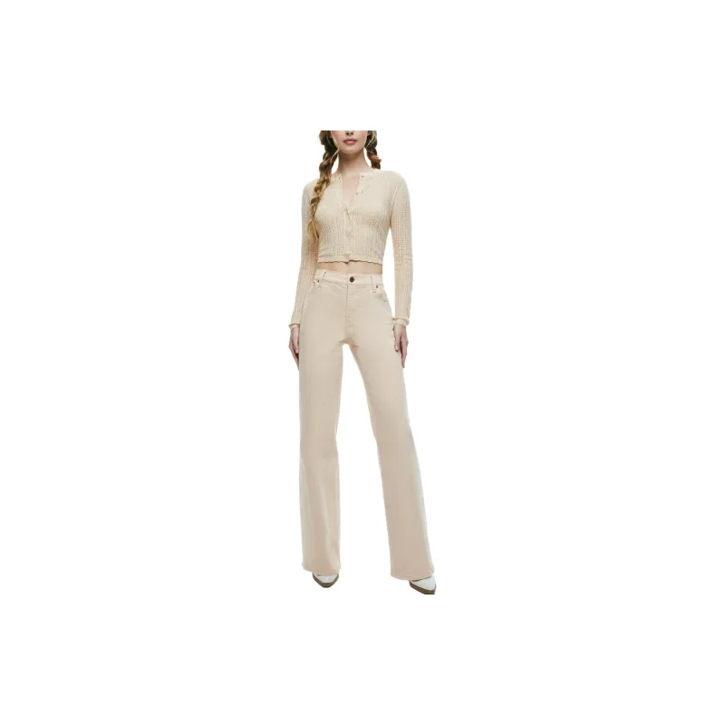 ALICE+OLIVIA SS24 Sweater Women's Beige-2