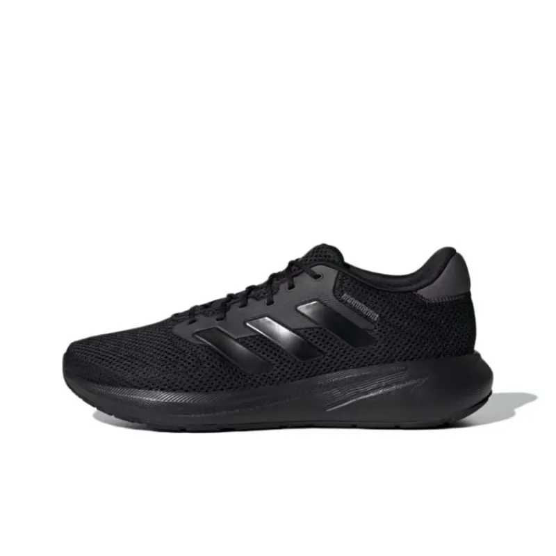 Adidas Slip Resistant Low Top Running Shoes Men's Black-0