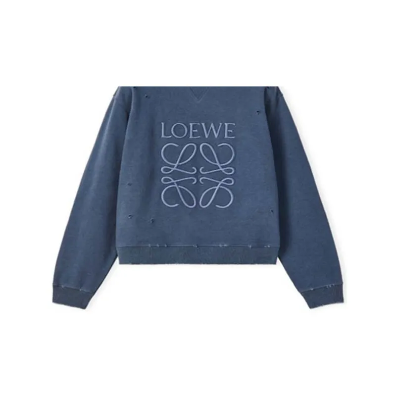 LOEWE Sweatshirt 'Trainquil Mountain Blue'-5