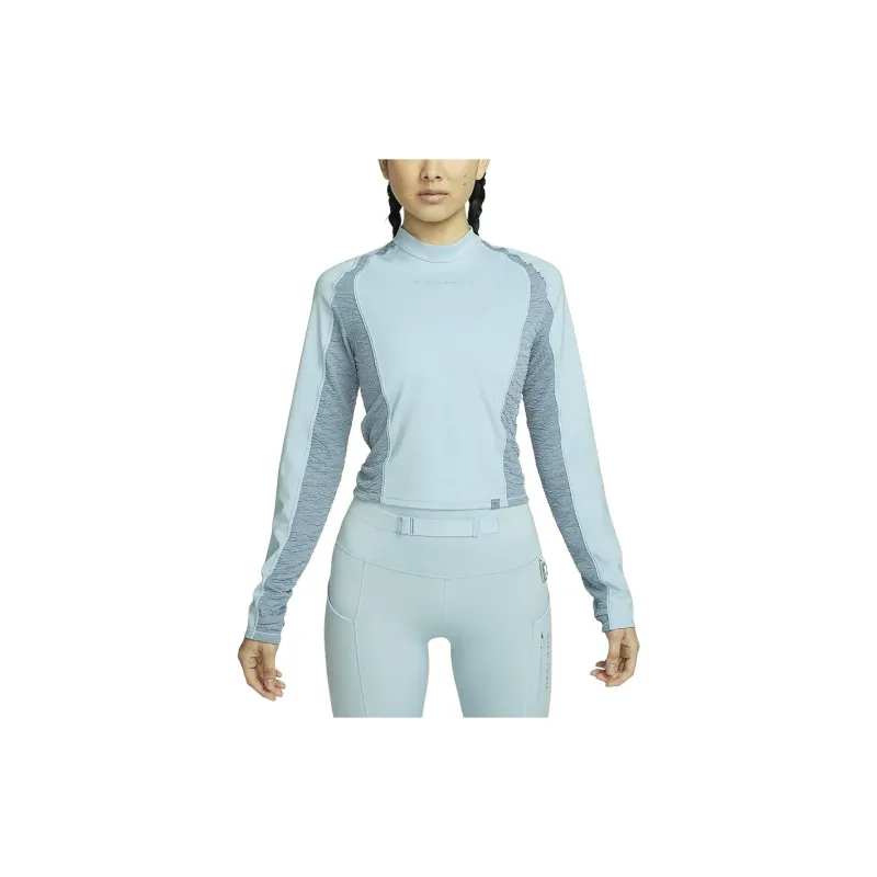 Nike Raglan Sleeve T Shirt Women's Light Blue-2