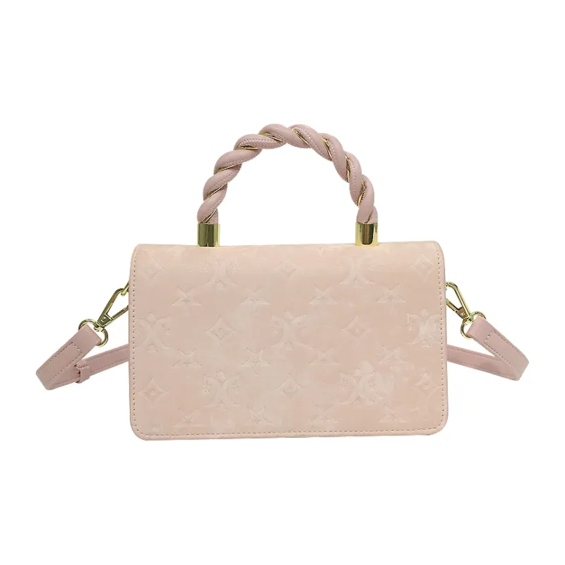 MACK JODAER Synthetic Leather Handbag Women's Peach Blossom-3