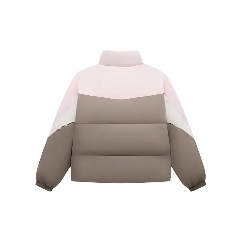 XTEP Down Jacket Women's Dusty Brown/Moonlit Pink-1