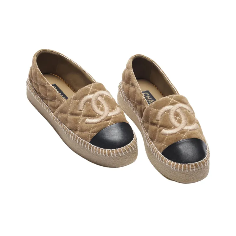 CHANEL 24K Espadrilles Women's Brown-2