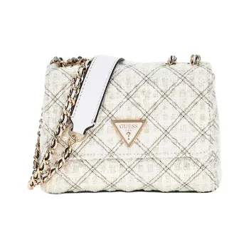 GUESS Polyester Crossbody Bag Shoulder Bag Mini Women's White