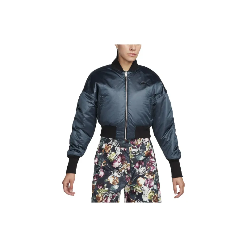 Nike Sportswear Tech Pack Women's Therma-FIT Oversized Reversible Floral Bomber Jacket-3
