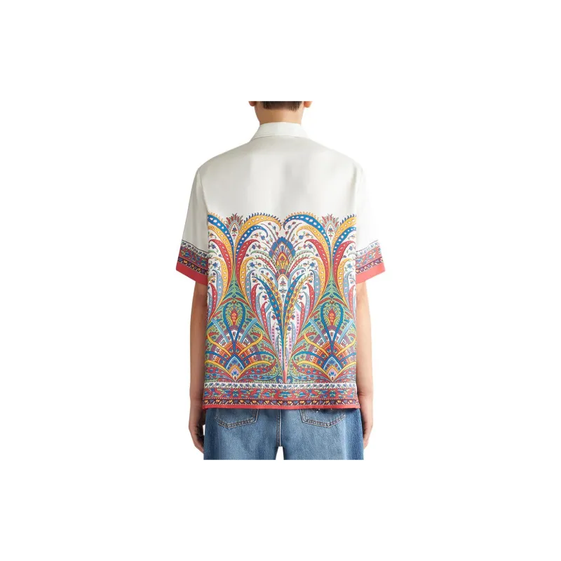 ETRO Paisley Printed Short Sleeved Shirt-3