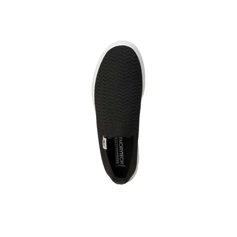 Reebok Women's OnLux Slip On 'Black Steely Fog'-5