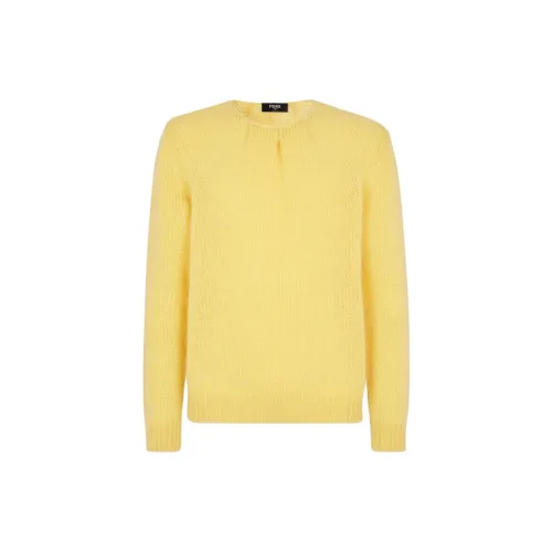 FENDI Sweaters Men Yellow