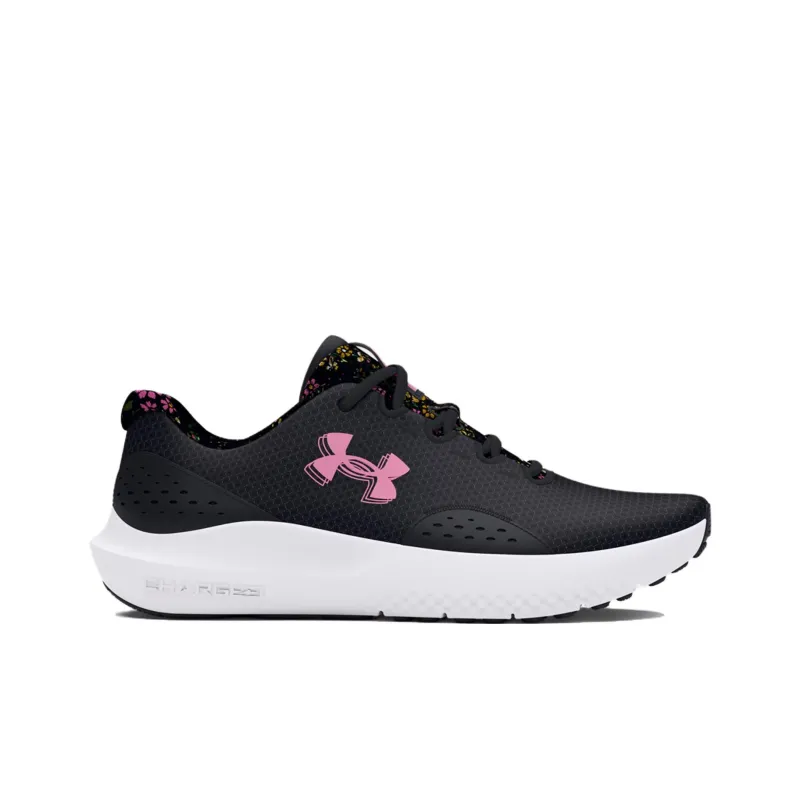 Under Armour Surge 4 Anti Slip Wear Resistant Low Top Running Shoes Women's Black-1