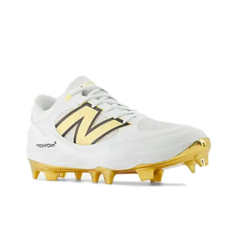 New Balance Fresh Foam 3000v7 Molded White Metallic Gold-2