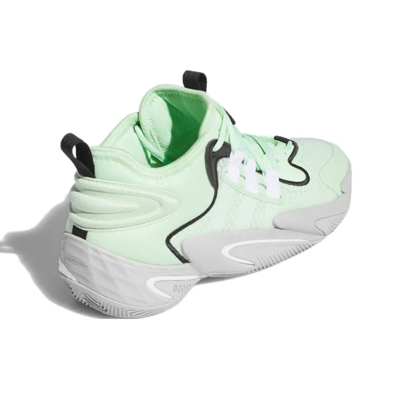 Adidas BYW Select Wear-Resistant Low-Top Basketball Shoes Men's Green-3
