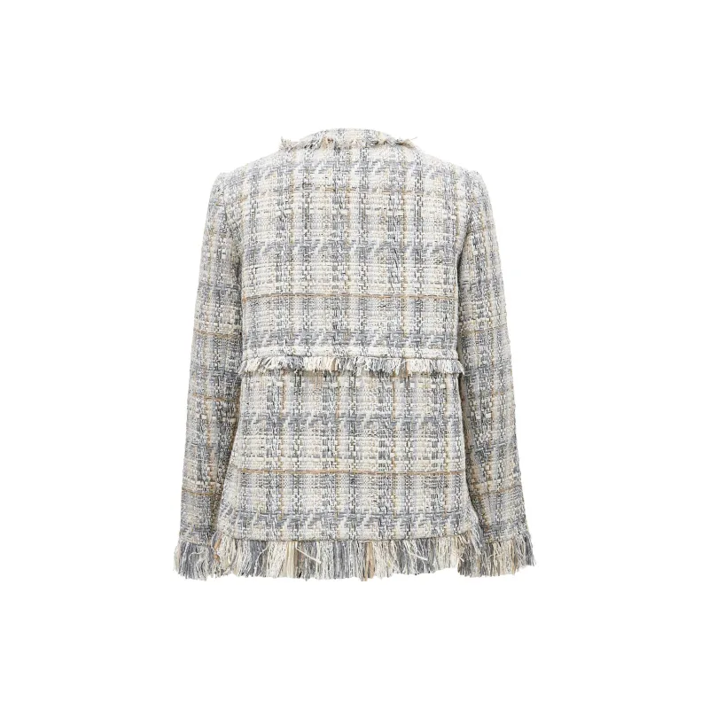 ONLY Cropped Coats Women's H31 Parma Flower Gauze-1