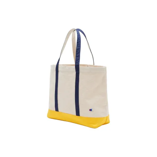 Champion Cotton Tote Bag Shopping Bag Handbag Regular Unisex Natural