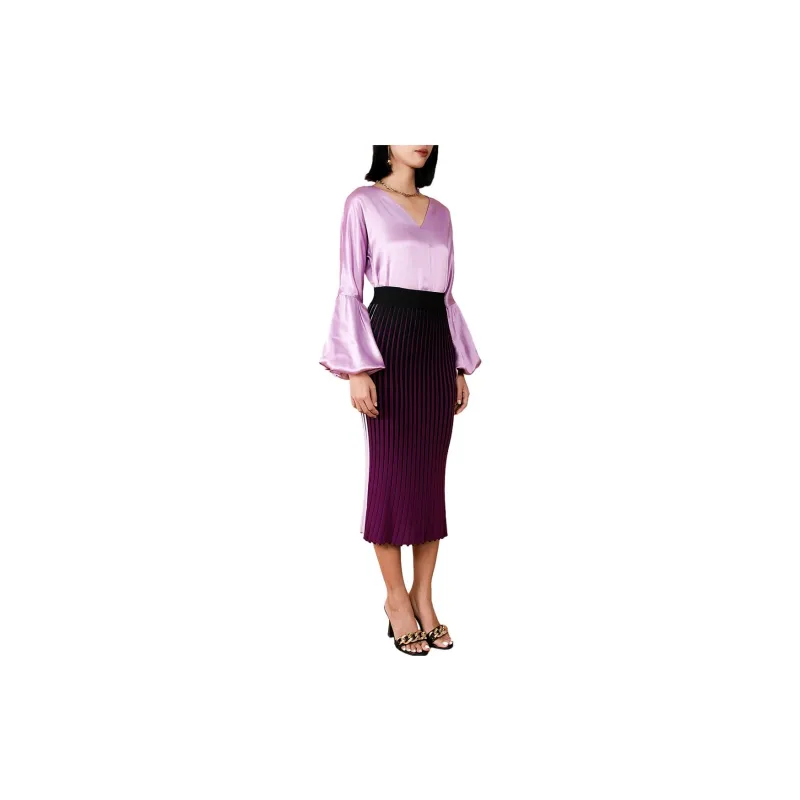 SENSE BY MEI Shirts Women's Lilac Purple-3