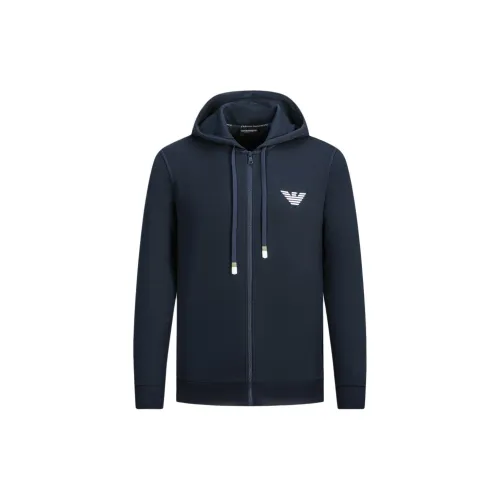 EMPORIO ARMANI Jackets Men Navy Blue