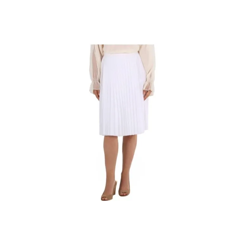 Burberry Casual Short Skirts Women's White-3