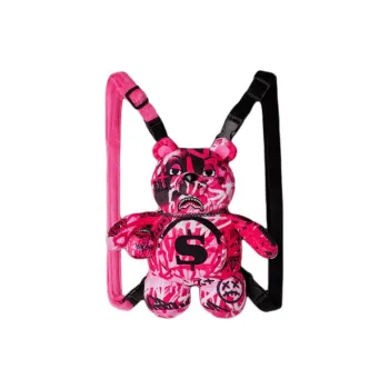 SPRAYGROUND Velour Backpack Mini Women's Pink