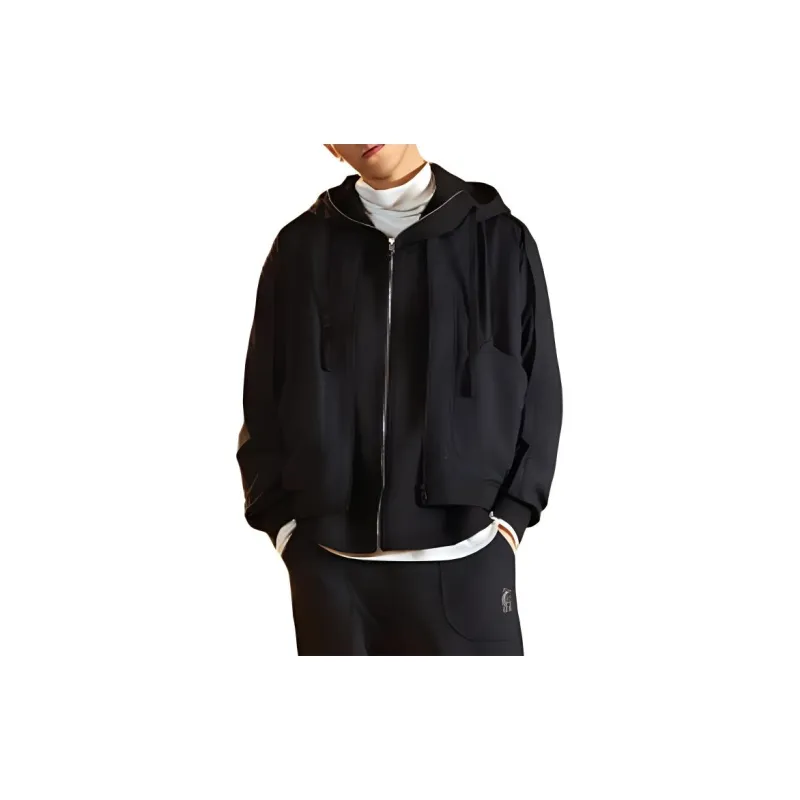 LiNing x CHENGLONG LIANMINGKUAN Jackets Coats Men's Black-2
