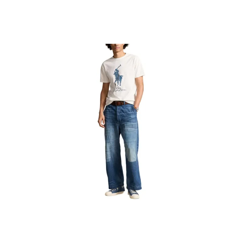 Polo Ralph Lauren SS24 T-Shirt Men's Nivis Island Ecru-1