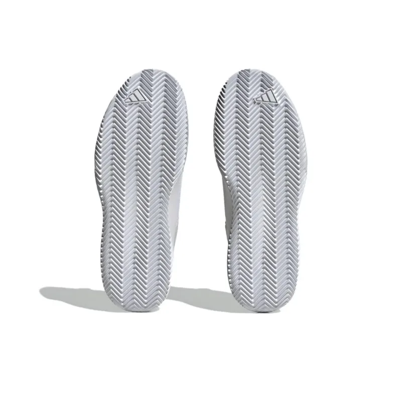 Adidas Solematch Bounce Anti Slip Wear Resistant Low Top Tennis Shoes Men's White-4