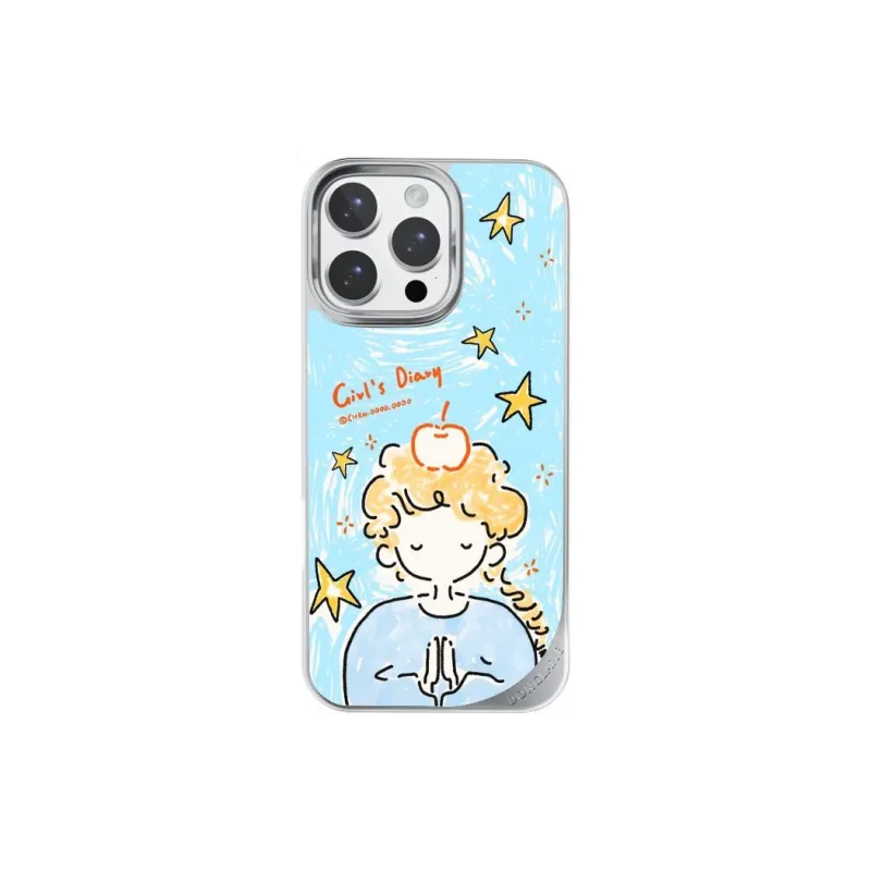LANWK Glass Material Apple Wish Phone Case Compatible With Apple IPhone 14/15/16 Pro/Max With Magnetic Advanced Touch-2