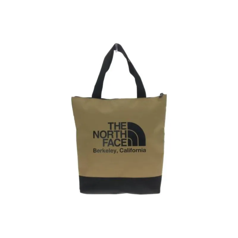THE NORTH FACE Nylon Fabric With Polyester Shoulder Bag, Tote Bag, Shopping Bag, Handbag Regular Unisex Black Brown-1