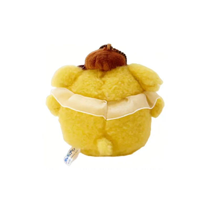 Sanrio Pudding Dogs Pompompurin Soft Gray Healing Collection Dolls Plush Pendant 13cm High-1