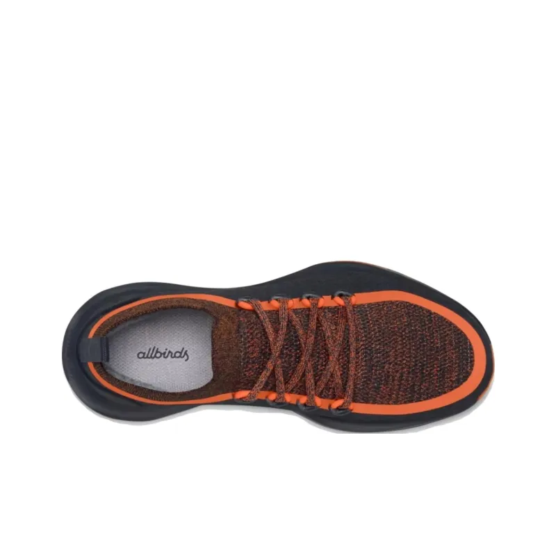 Allbirds Trail Runner SWT Cushioning Low-Top Sports Casual Shoes Men's Black Orange-2