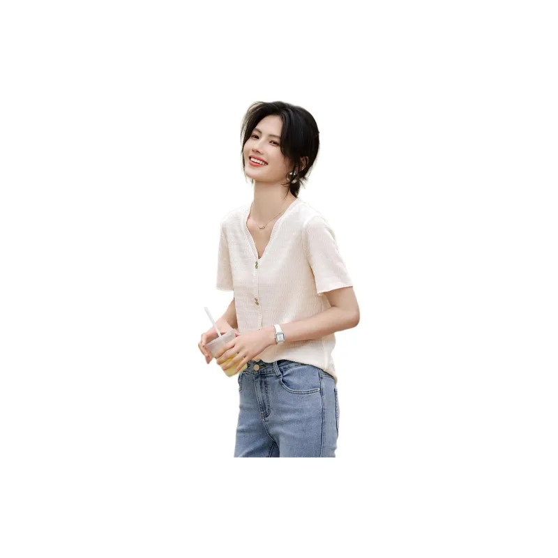 XWI T Shirt Women's Natural White-1