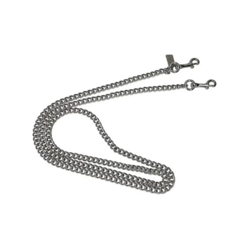COACH Metal Bag Strap Women's Silver-2