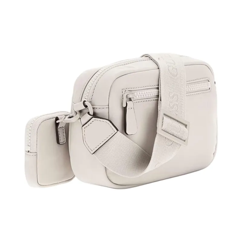GUESS Polyamide Shoulder Bag Crossbody Bag Mini Women's Cream-2