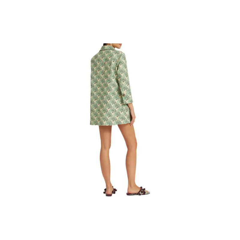 La DOUBLEJ. Artemis Fans jacquard Minidress-3